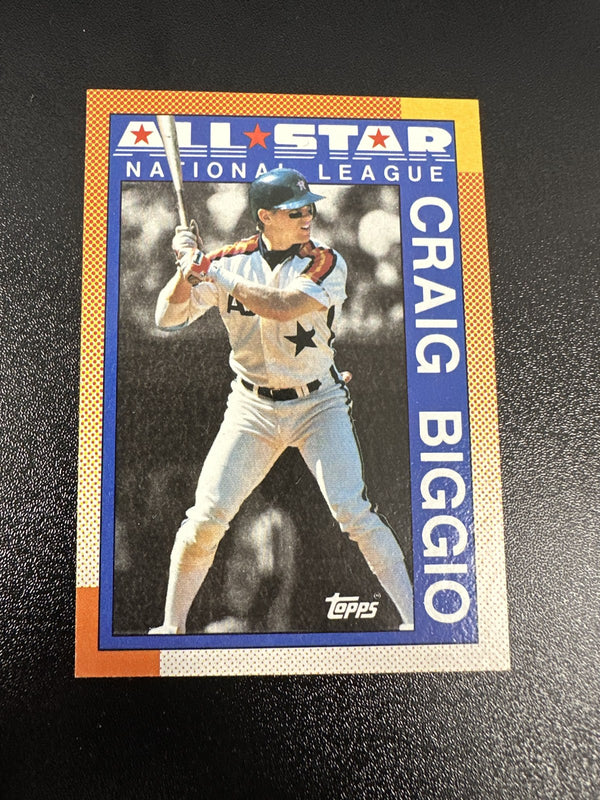 1990 Topps #404 Craig Biggio — front