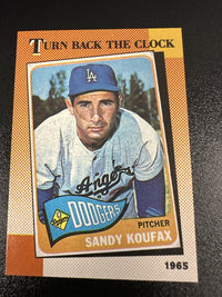 1990 Topps #665 Sandy Koufax — front