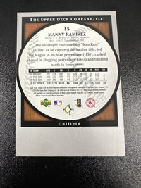 2003 Upper Deck Standing O #15 Manny Ramirez — back