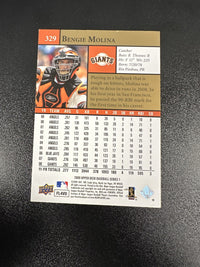 2009 Upper Deck #329 Bengie Molina — back