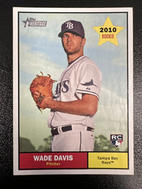 2010 Topps Heritage #298 Wade Davis — front