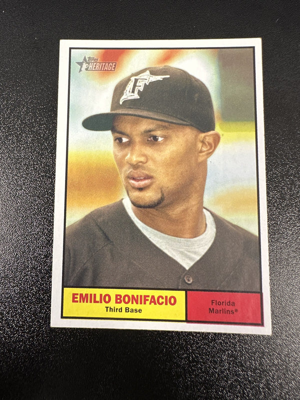 2010 Topps Heritage #394 Emilio Bonifacio — front