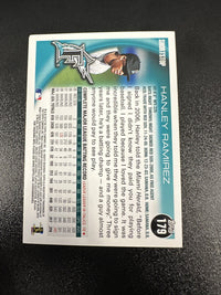 2010 Topps Opening Day #179 Hanley Ramirez — back