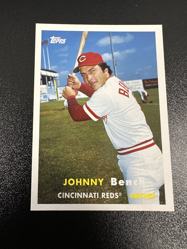 2010 Topps Vintage Legends Collection #VLC18 Johnny Bench — front