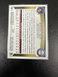 Anthony Rizzo 2011 Topps Update #US55 rookie card — back