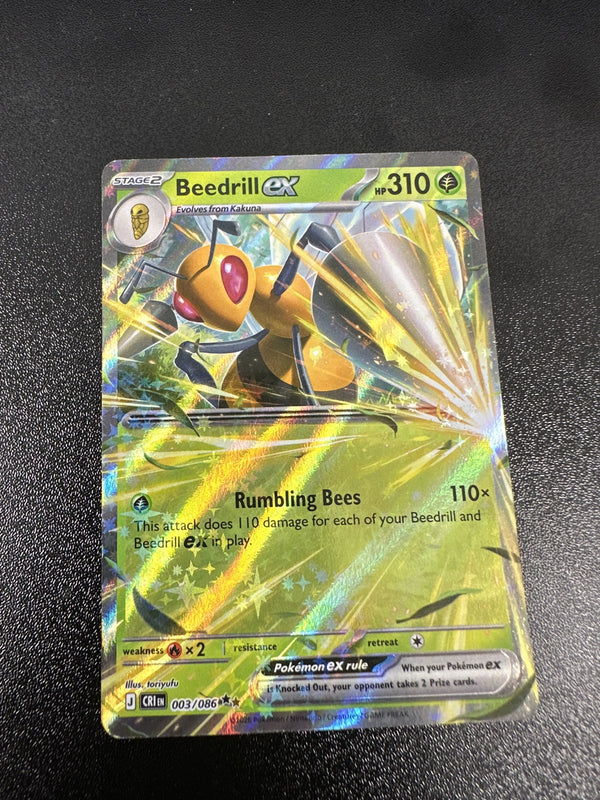 Beedrill ex 003/086 Chaos Rising — front