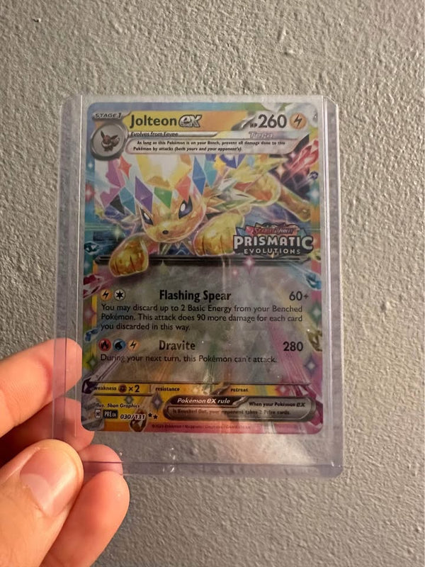 Jolteon ex 030/131 Prismatic Evolutions stamp promo — front