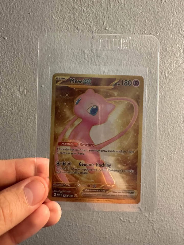 Mew ex 205/165 Pokémon 151 Gold Hyper Rare — front