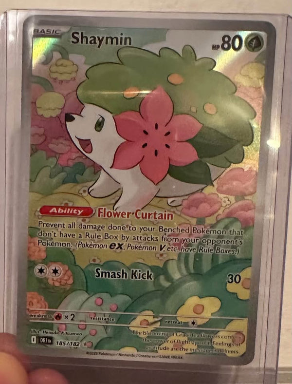 Shaymin 185/182 Destined Rivals Illustration Rare — front